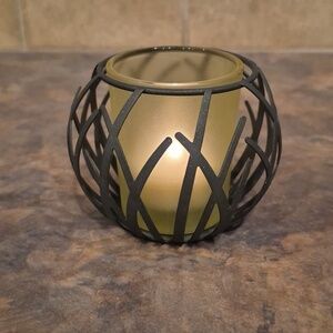 PARTYLITE Retired Lites Luminary Branch Design Tealight or Votive Candle Holder
